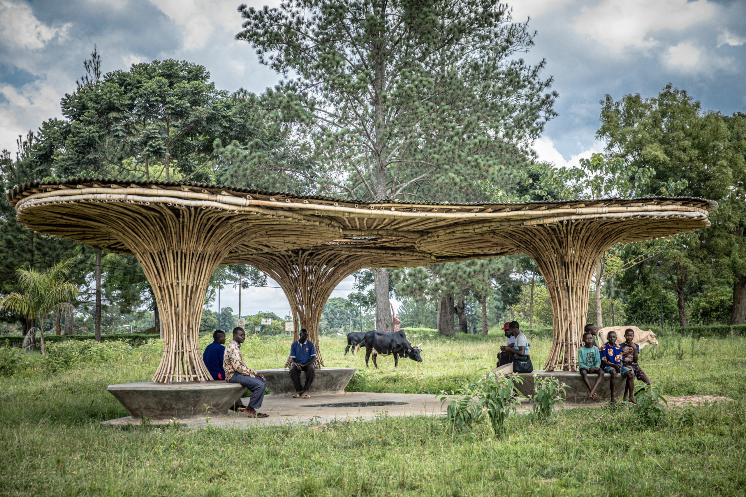 outdoor space at Mubende's National teachers college