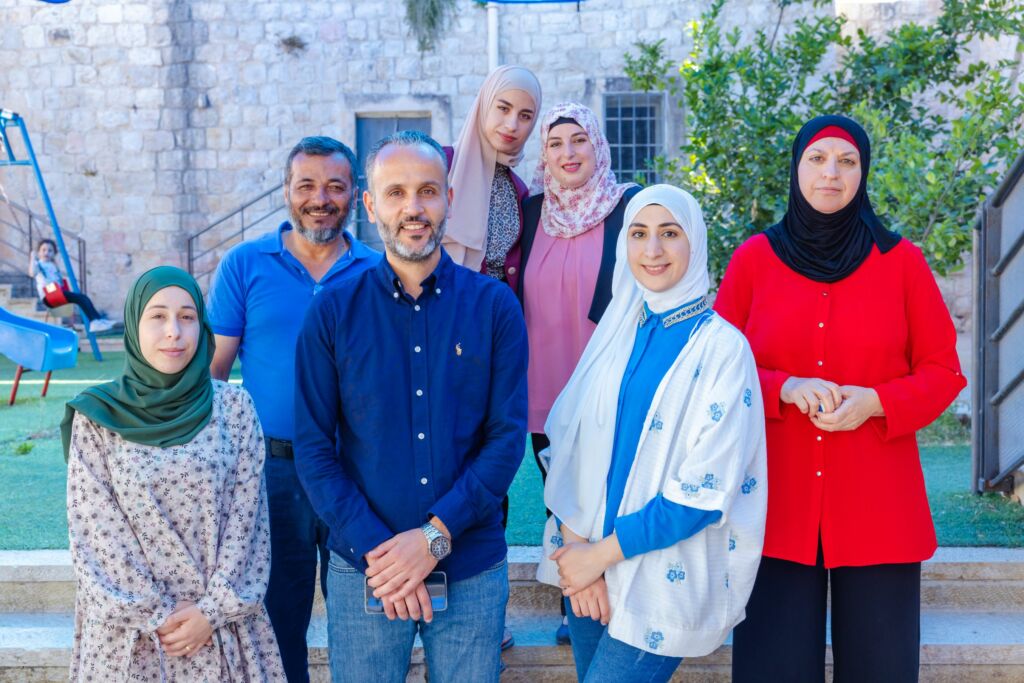 teachers of the learning centre in Bani Zeid, Palestine